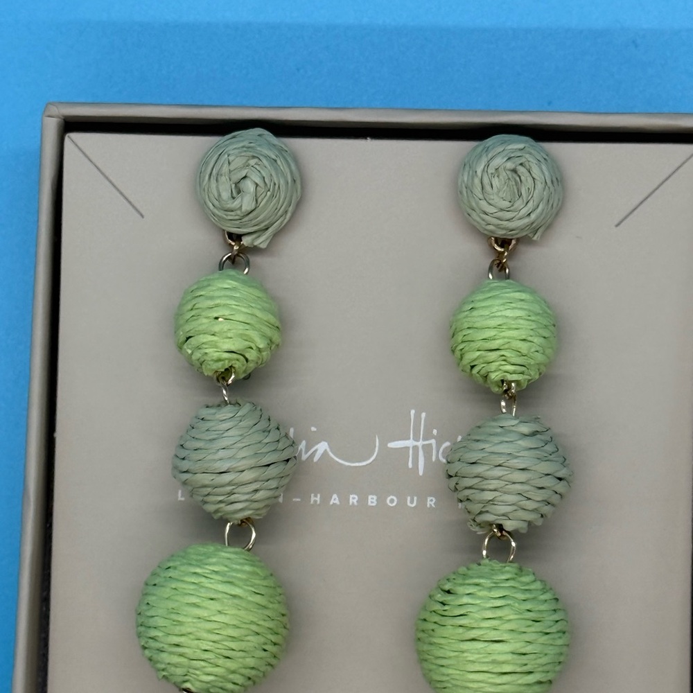 John Hardy Green Gradient Earrings